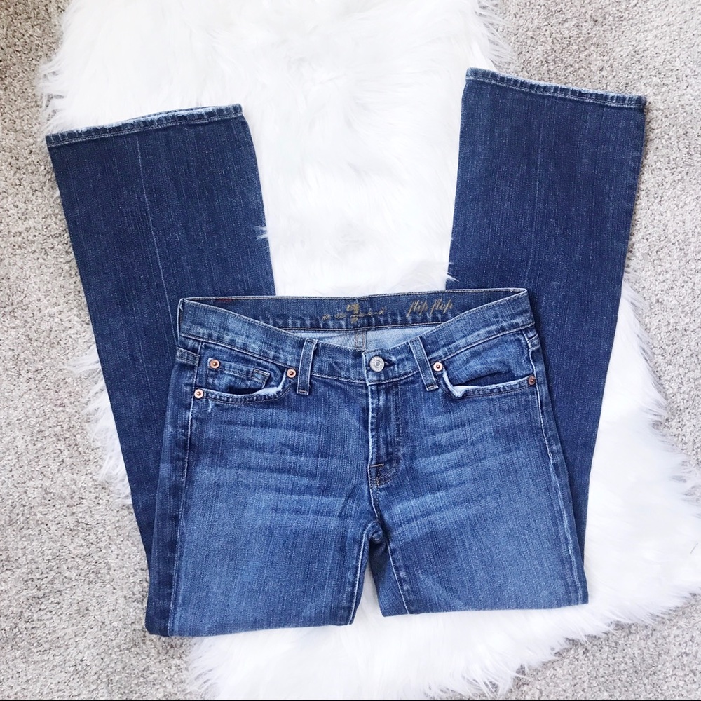 7 For All Mankind “Flip Flop” Jeans - Picture 7 of 8